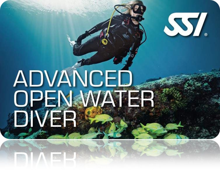 Zertifitierungskarte SSI Advanced Open Water Diving